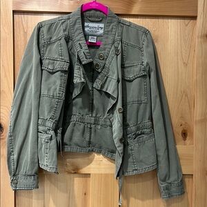 Green Military Style Jacket